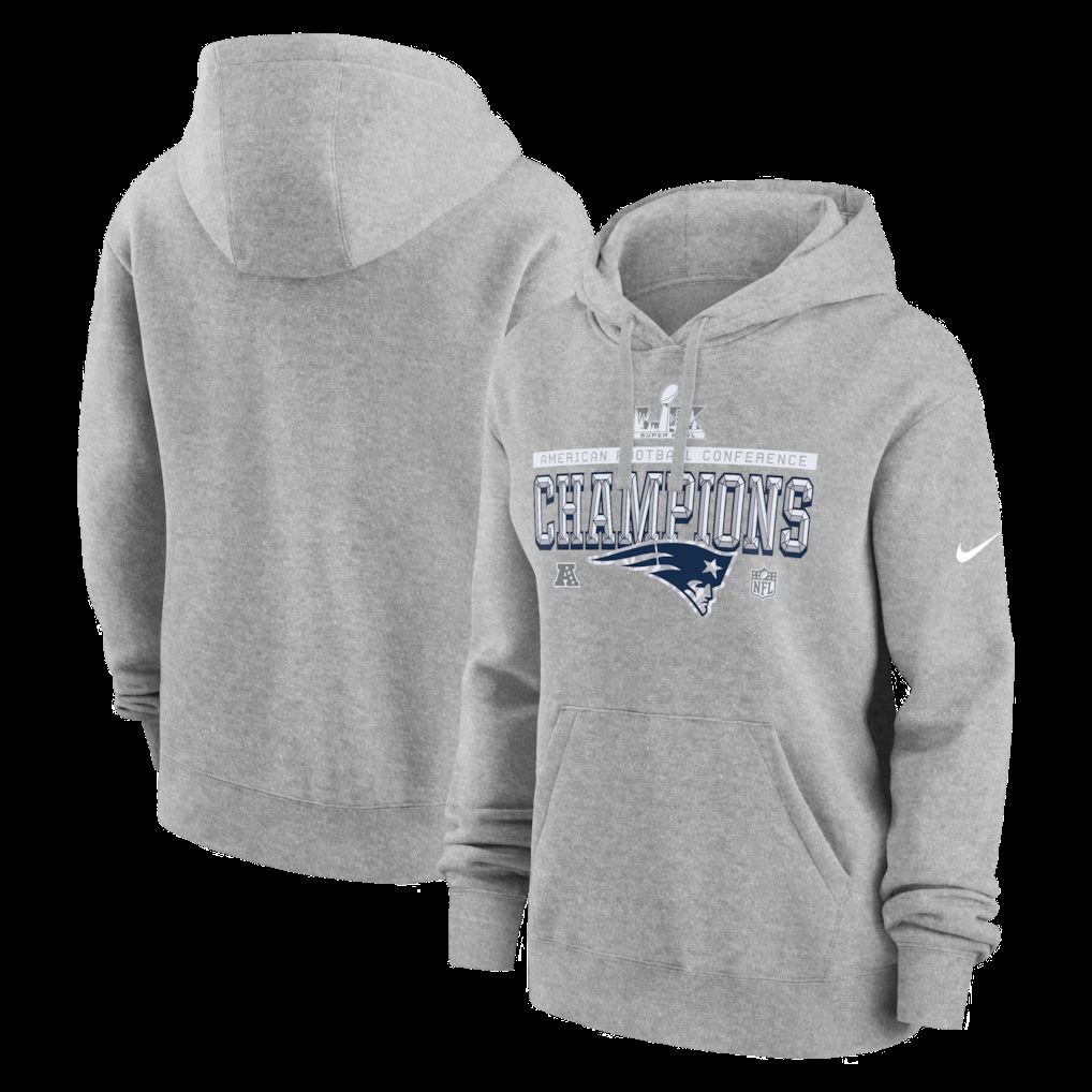 Men 2026 NFL New England Patriots hoodie grey 0016->new england patriots->NFL Jersey